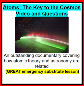 Preview of Atom: The Key to the Cosmos Documentary bundle - GREAT SUB PLANS!