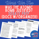Atomic Bomb Debate (primary source documents + debate prep)