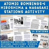Atomic Bombing of Hiroshima & Nagasaki Stations on Manhatt