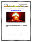 Atomic Bombing of Japan - Manhattan Project - Webquest wit