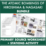 Atomic Bombings of Hiroshima & Nagasaki BUNDLE: Worksheet 