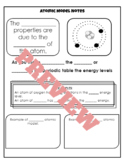 Atomic Model Interactive Notes