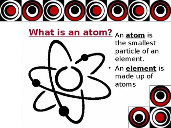 Preview of The Atomic Model: Presentation and Notes