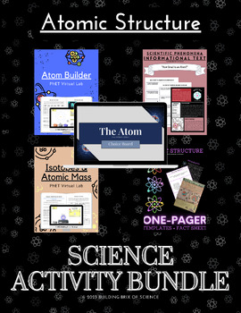 Preview of Atomic Structure Digital + Printable Science Activity Bundle