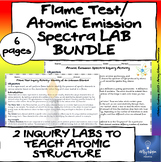 Atomic Structure Lab Bundle- Flame Tests and Emission Spec