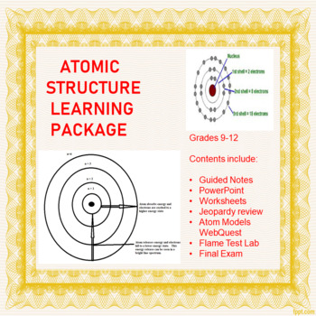 Preview of Atomic Structure Learning Package (Distance Learning)