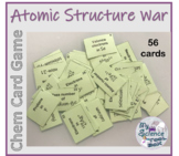 Atomic Structure War Card Game - Includes Google Slides Game!