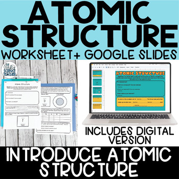 Preview of Atomic Structure Worksheet