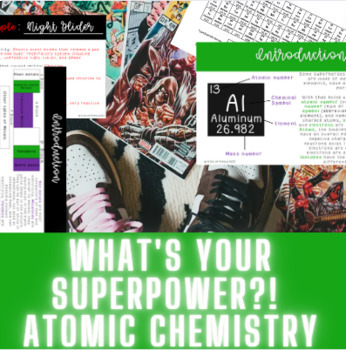 Preview of Periodic table, atomic mass, and bohr model activity (Grades 6, 7, 8, 9)
