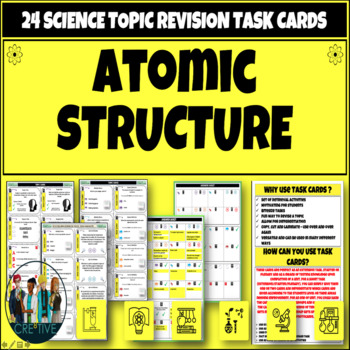 Preview of Atomic structure Physics Task Cards