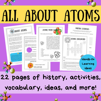 Preview of The History of the Atom - Atomic Theories and Models with STEM Activities