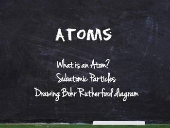 Preview of Chemistry Unit - Atoms, Atomic Number, Atomic Mass & Bohr Rutherford diagram