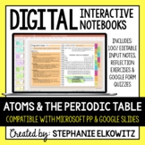 Atoms Digital Interactive Notebook | Google Slides & Microsoft PP