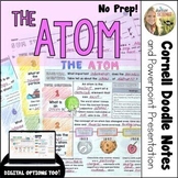 Atoms Notes | Atom Doodle Notes Atomic Theory Protons Elec