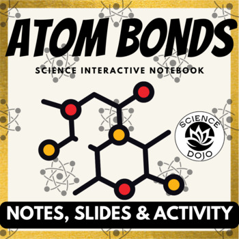 Preview of Atoms Element Bonding Notes Activity and Slides Matter Lesson