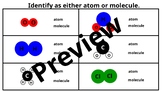 Atoms, Elements, Molecules, & Compounds Practice/Review