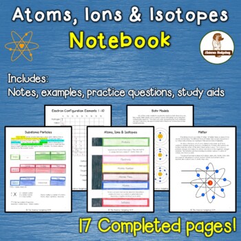 Preview of Atoms, Ions, Isotopes Notes