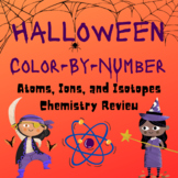 Atoms, Ions, and Isotopes Chemistry Review (Halloween Activity)