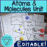 Parts of an Atom and Periodic Table Activities - MS-PS1-1 