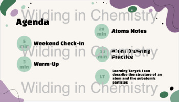 Preview of Atoms: One Week Lesson Plans