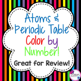 Atoms & Periodic Table Color by Number