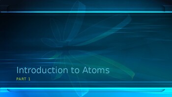 Preview of Atoms & The Elements with Bonds & Compounds