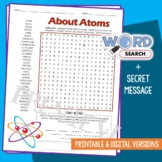 All About Atoms Word Search Puzzle Vocabulary Activity Tes