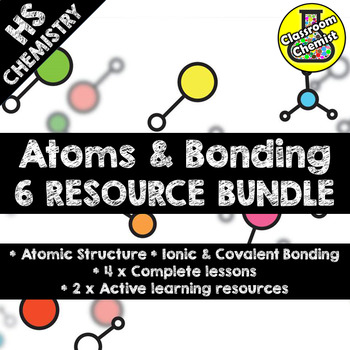 Preview of Atomic Structure and Bonding Worksheets, PowerPoints and Activities BUNDLE