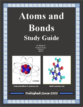 Preview of Atoms and Bonds Study Guide