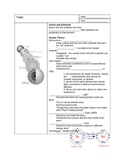 Atoms and Elements Notes #1 - Cornell Note Format