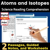 Atoms and Isotopes Science Reading Comprehension Passages 