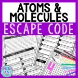 Atoms and Molecules Comprehension Code Escape Room - Close