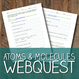 Atoms and Molecules WebQuest - Distance Learning - No prep