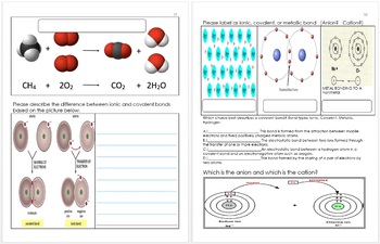 Science atoms homework help