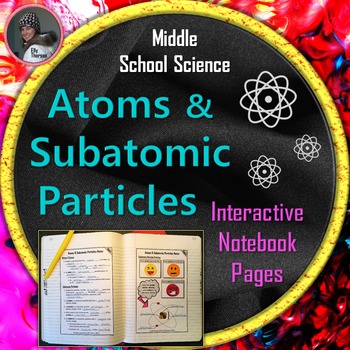 Preview of Atoms and Subatomic Particles Interactive Notebook Pages