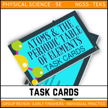 Preview of Atoms and the Periodic Table Task Cards