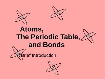 Preview of Atoms, the Periodic Table and Bonds PowerPoint
