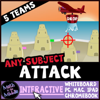 Preview of Castle Attack Digital - A Review Game for Any Subject and Grade Level