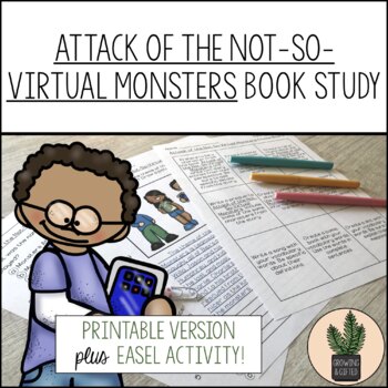 Preview of Attack of the Not-So-Virtual Monsters Printable Study for Distance Learning