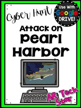 Preview of Attack on Pearl Harbor Digital Cyber Hunt for Google Slides Distance Learning