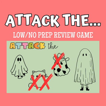 Preview of Attack the... Review Game (Low/No Prep)