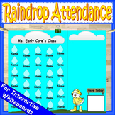 Spring Attendance for Smartboard | Attendance Sheet Editab