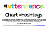 Attendance Chart Hashtag Labels