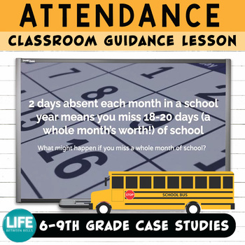 Preview of Attendance Classroom Guidance Lesson