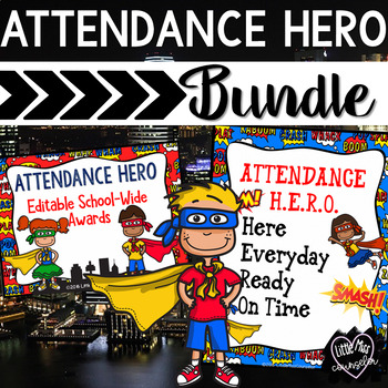 Preview of Attendance H.E.R.O. Editable Bundle