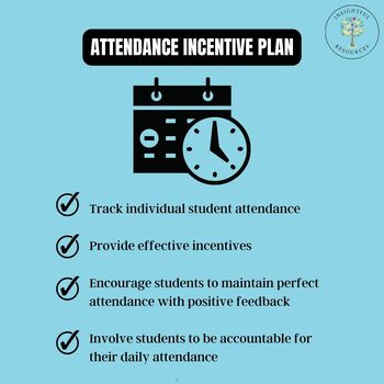 Preview of Attendance Incentive Plan, Attendance Intervention, Student Attendance Tracker