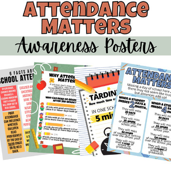 Preview of Attendance Matters Posters