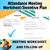 Attendance Meeting Worksheets