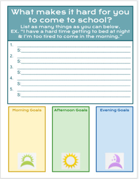 Attendance Success Workbook by Spark Success Counseling | TPT