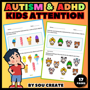 Preview of Autism and ADHD Early Childhood Exercises - Cognitive Stimulation